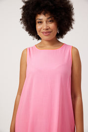 Positano Contrast Dress - Pink