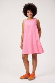 Positano Contrast Dress - Pink