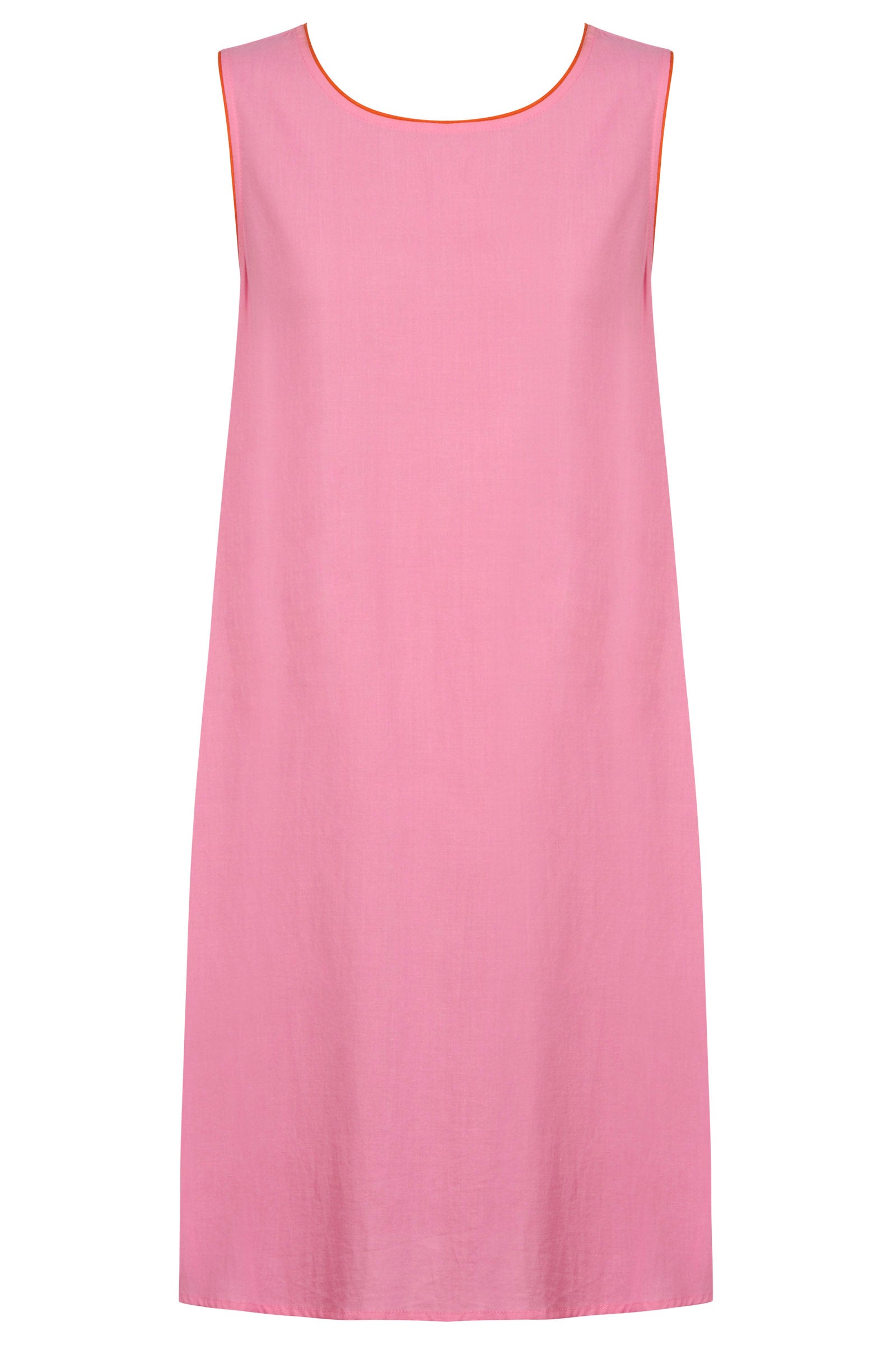 Positano Contrast Dress - Pink
