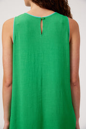 Positano Contrast Dress - Green