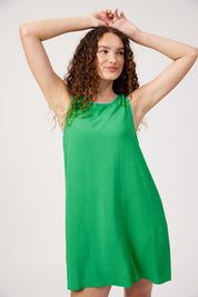 Positano Contrast Dress - Green