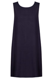 Positano Contrast Dress - Navy