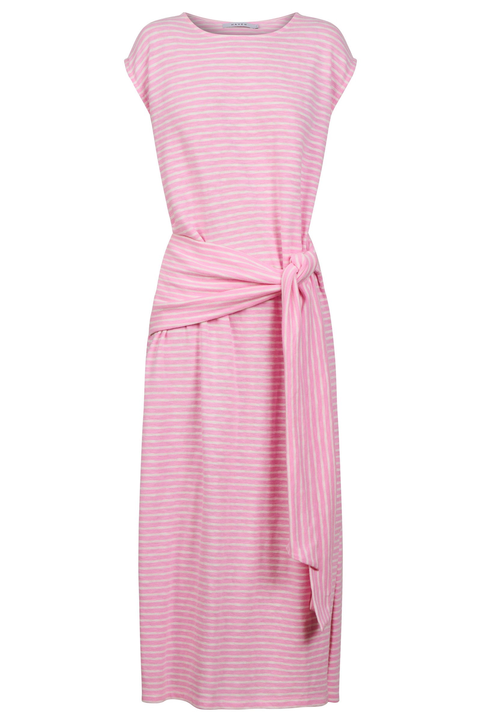 Tropea Stripe Tie Dress - Pink