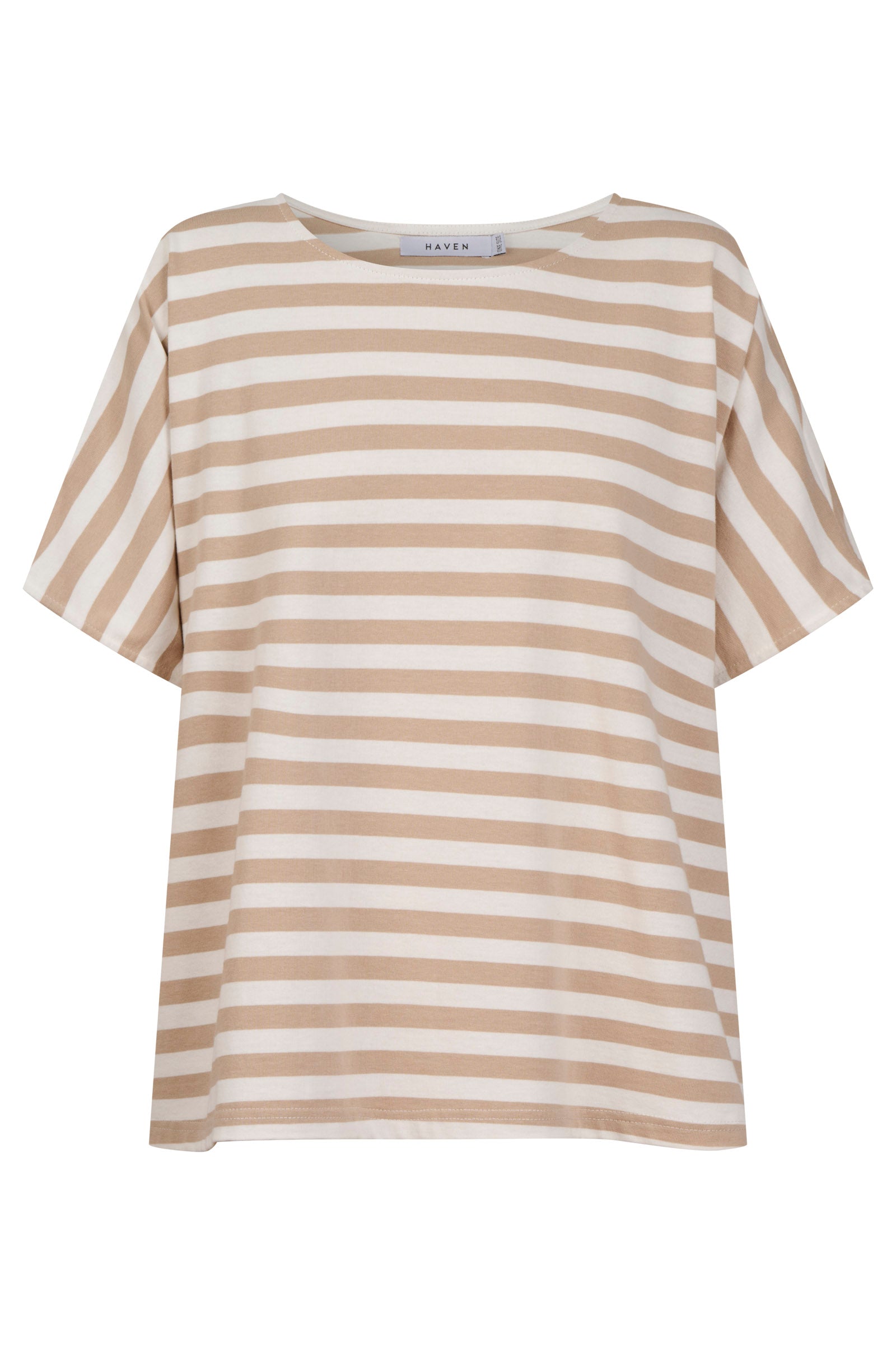 Kos Stripe Tshirt - Sand