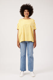Kos Stripe Tshirt - Yellow