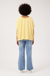 Kos Stripe Tshirt - Yellow