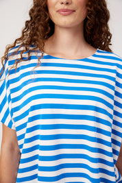 Kos Stripe Tshirt - Blue