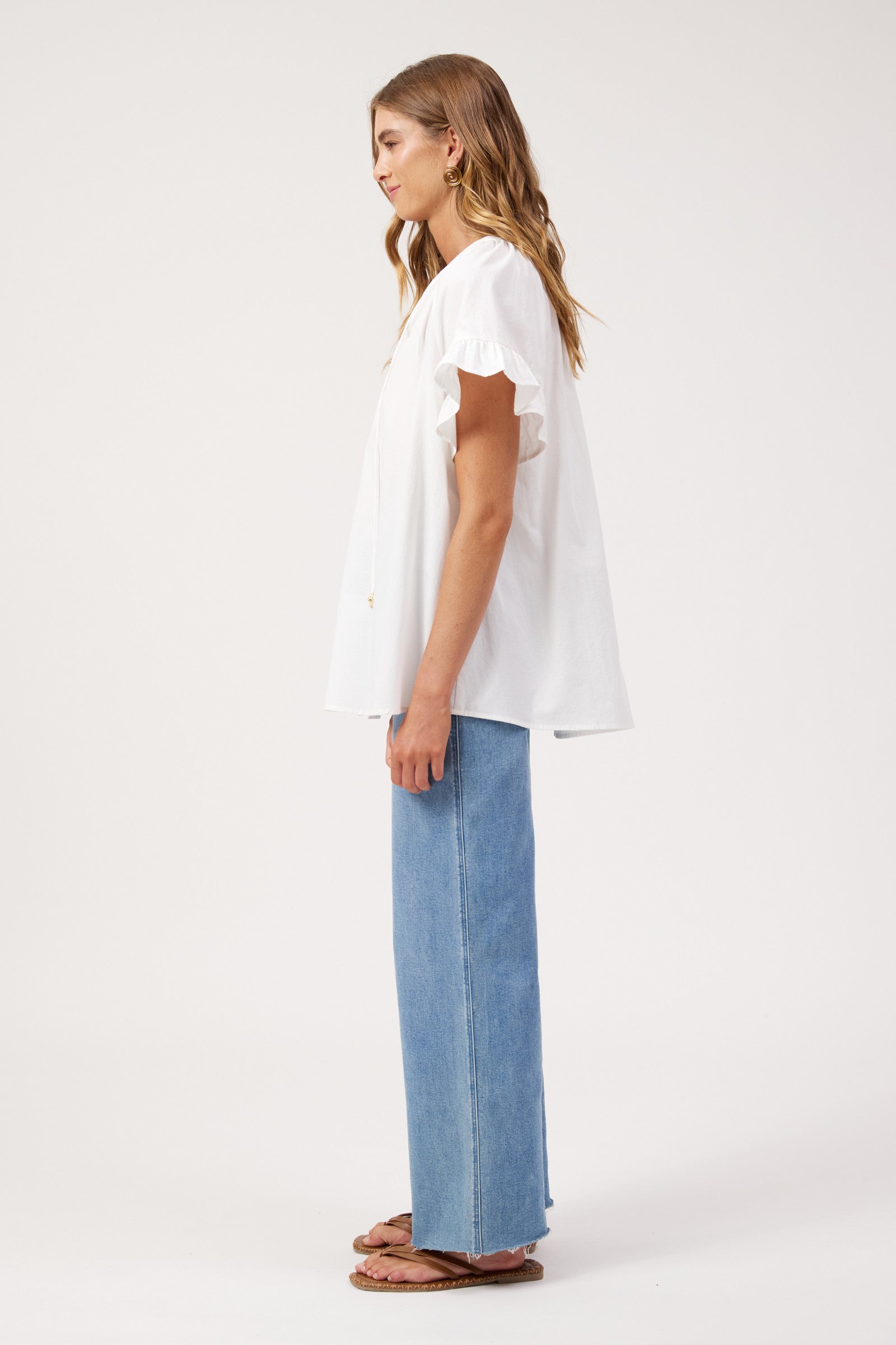 Crete Top - White