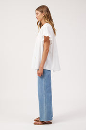 Crete Top - White