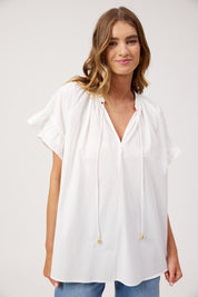 Crete Top - White