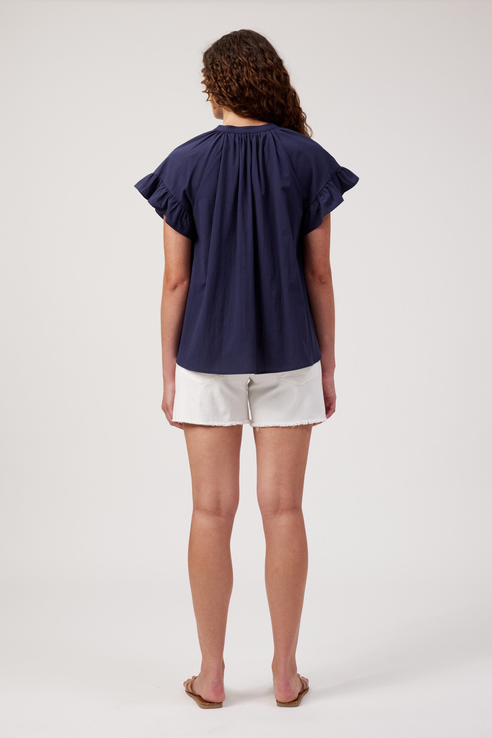 Crete Top - Navy