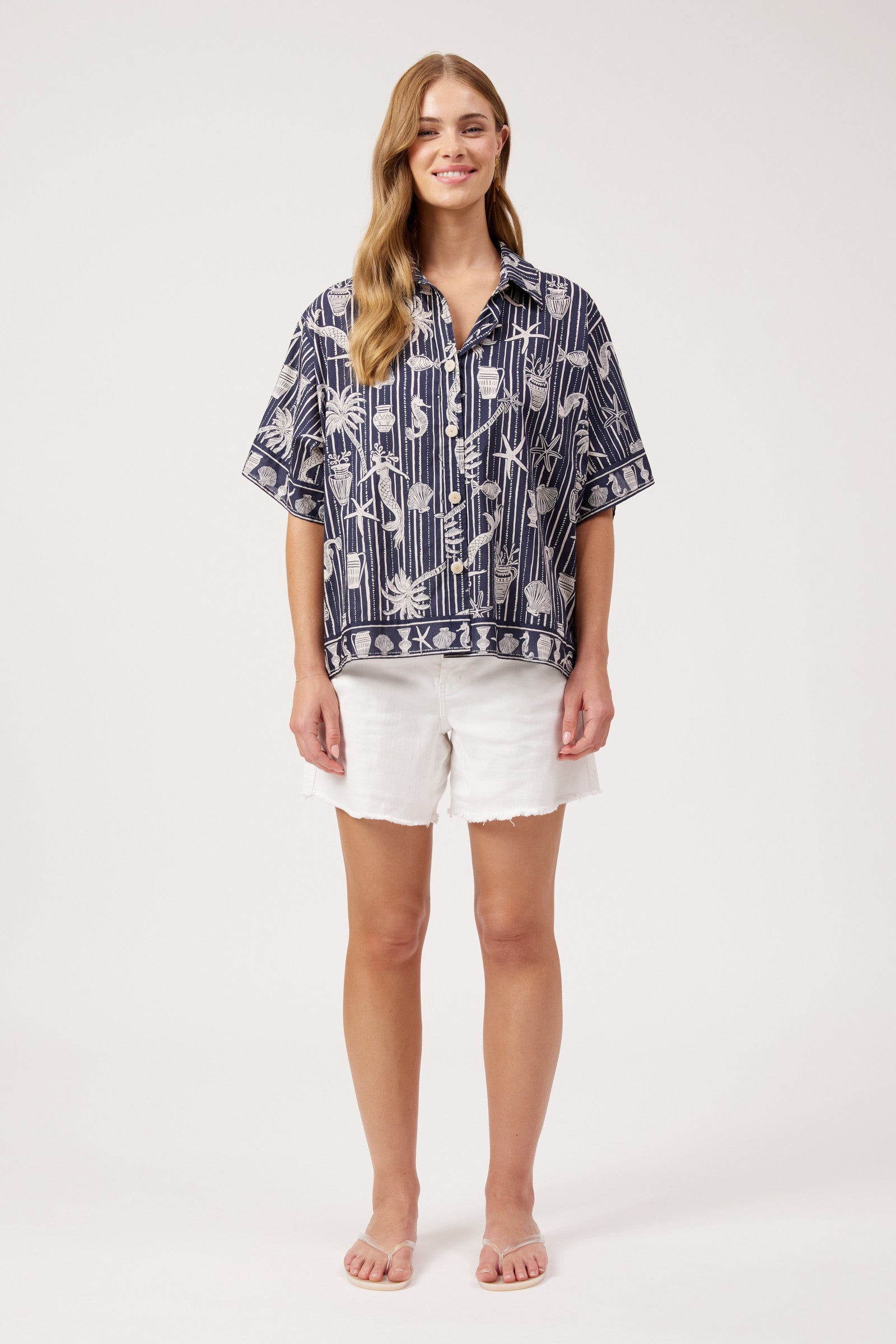 Crete Shirt - Sea