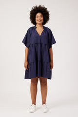 Crete Dress - Navy