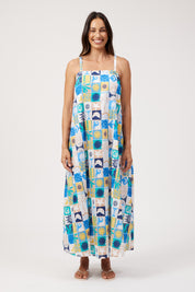 Crete Convertible Tank Maxi - Tile