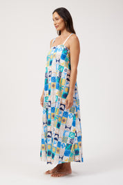Crete Convertible Tank Maxi - Tile