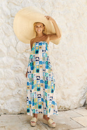 Crete Convertible Tank Maxi - Tile