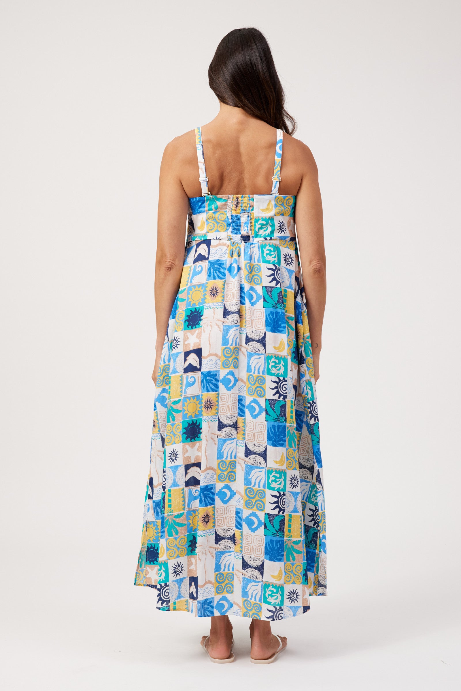 Crete Convertible Tank Maxi - Tile