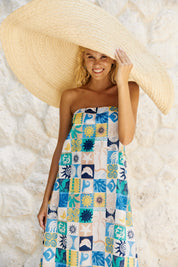 Crete Convertible Tank Maxi - Tile