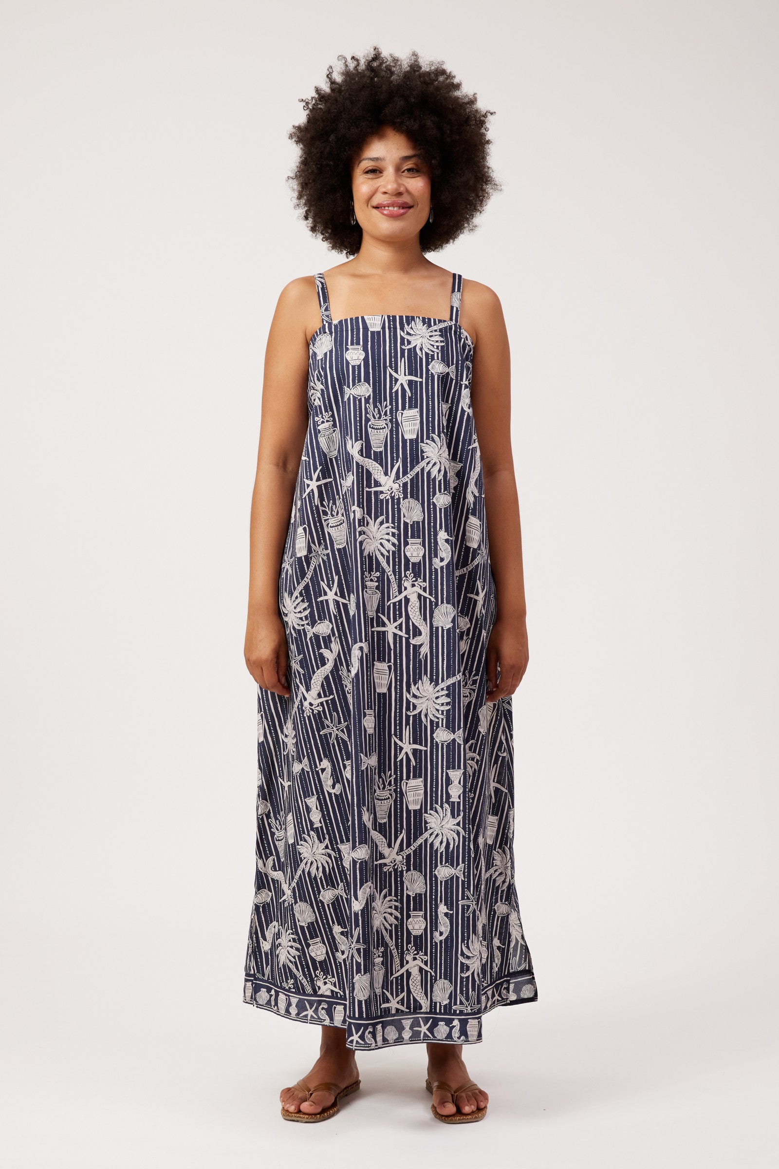 Crete Convertible Tank Maxi - Sea