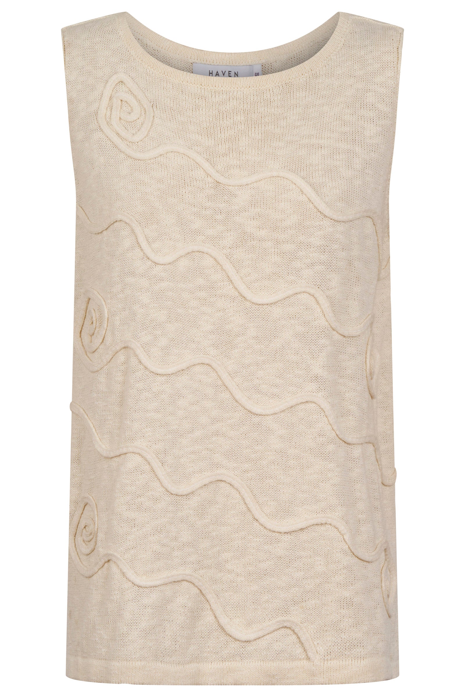 Olympus Applique Tank - Sand