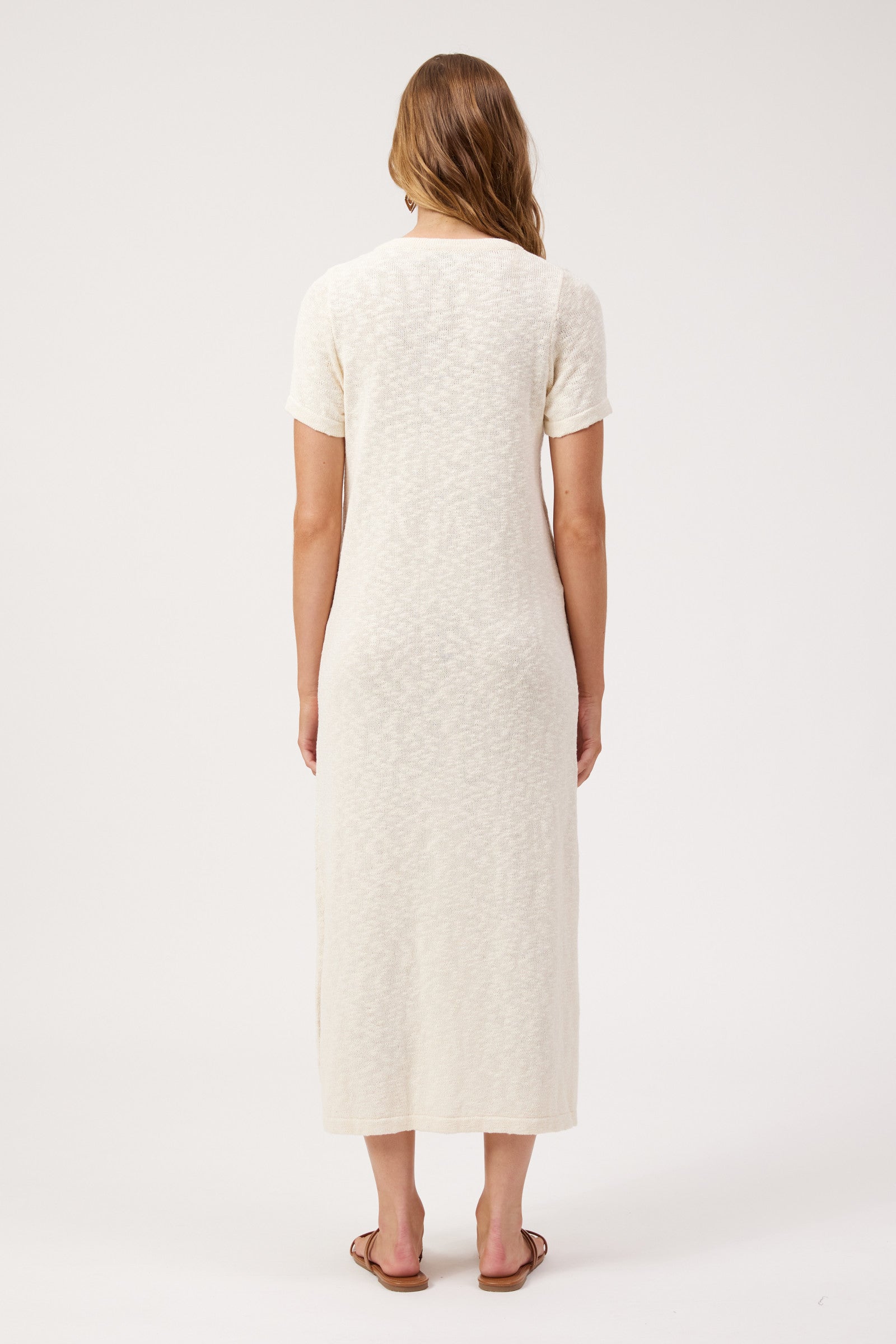 Olympus Applique Dress - Sand