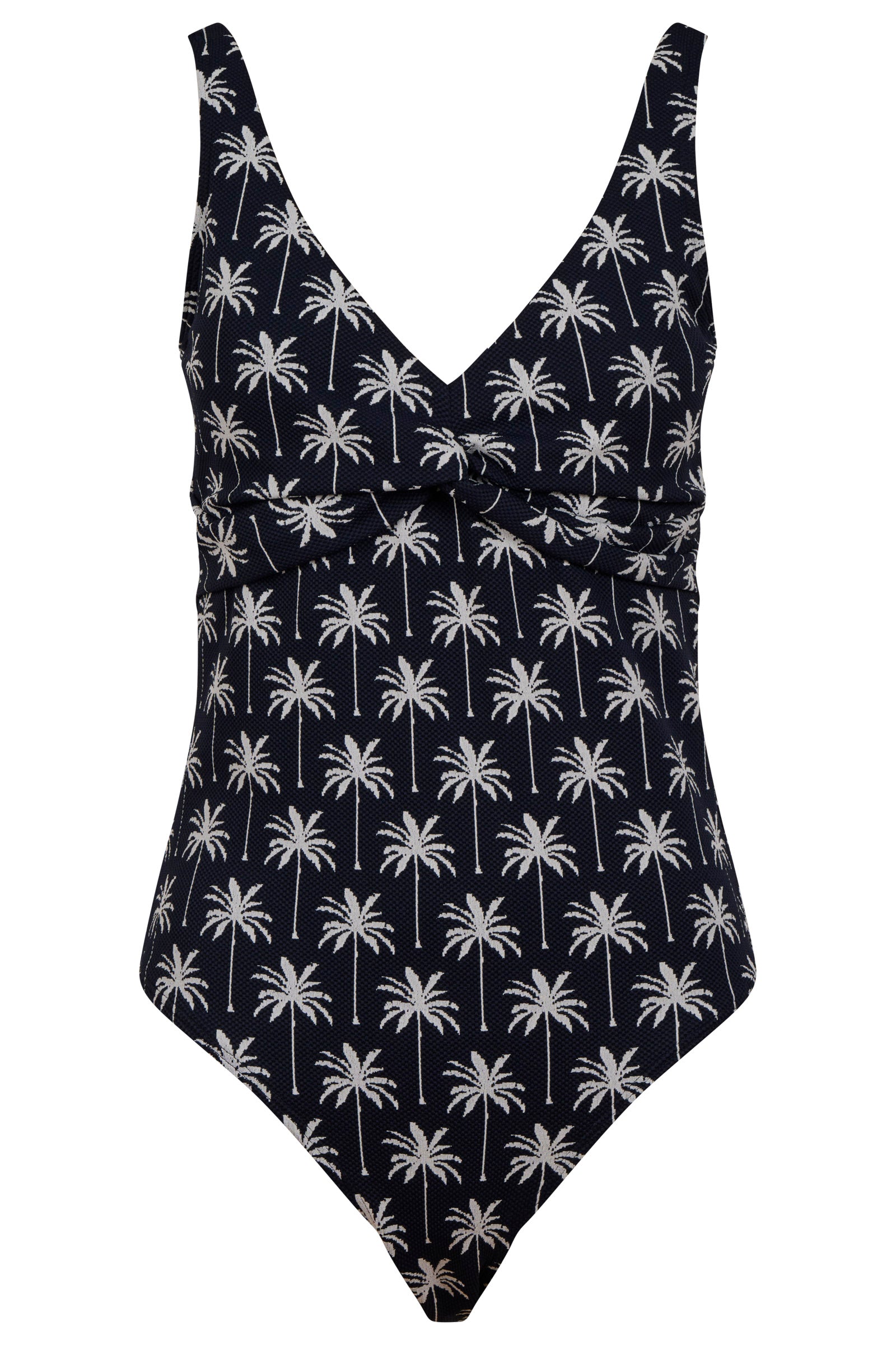 Crete Twist One Piece Swimsuit - Navy Palm