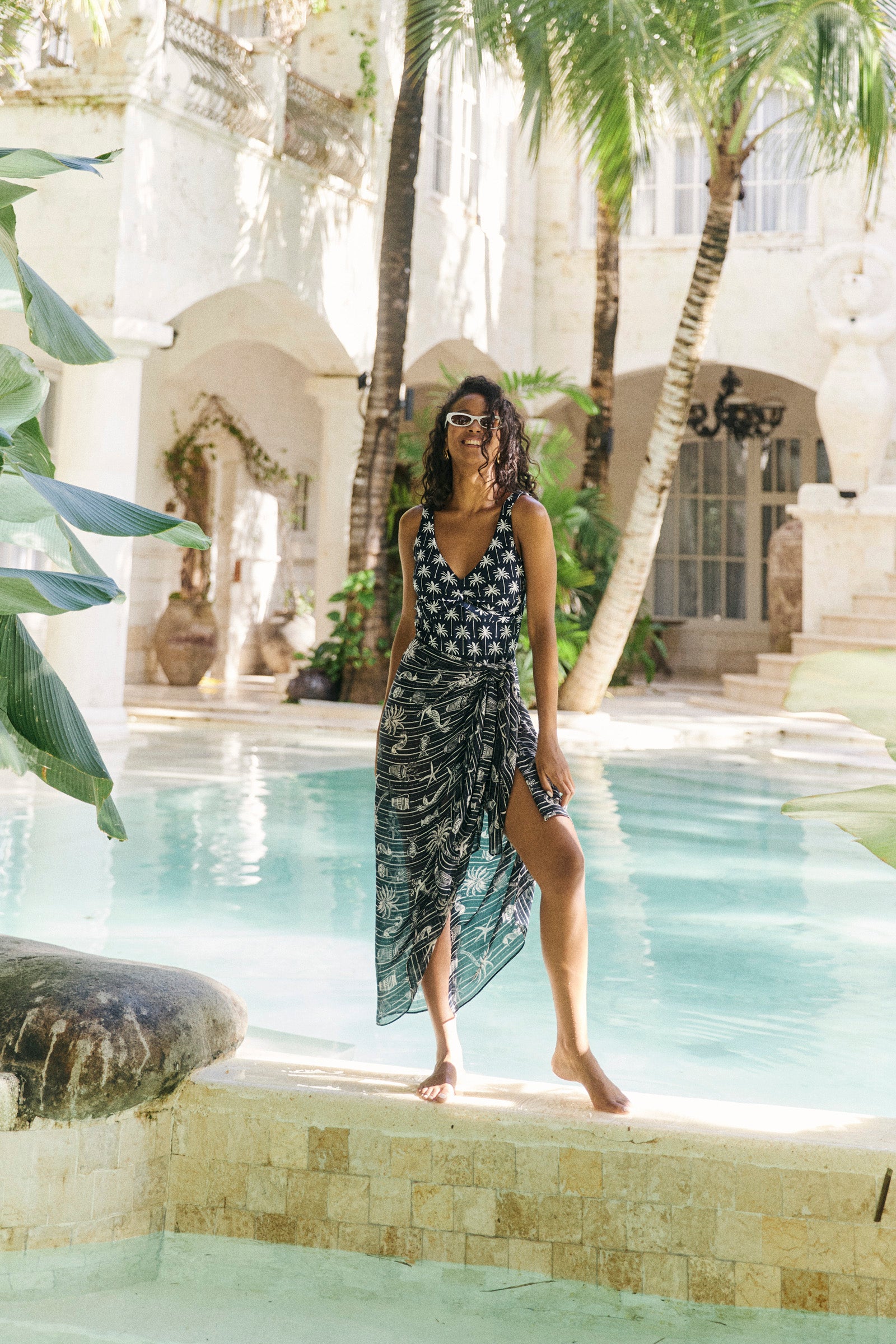 Crete Sarong - Sea