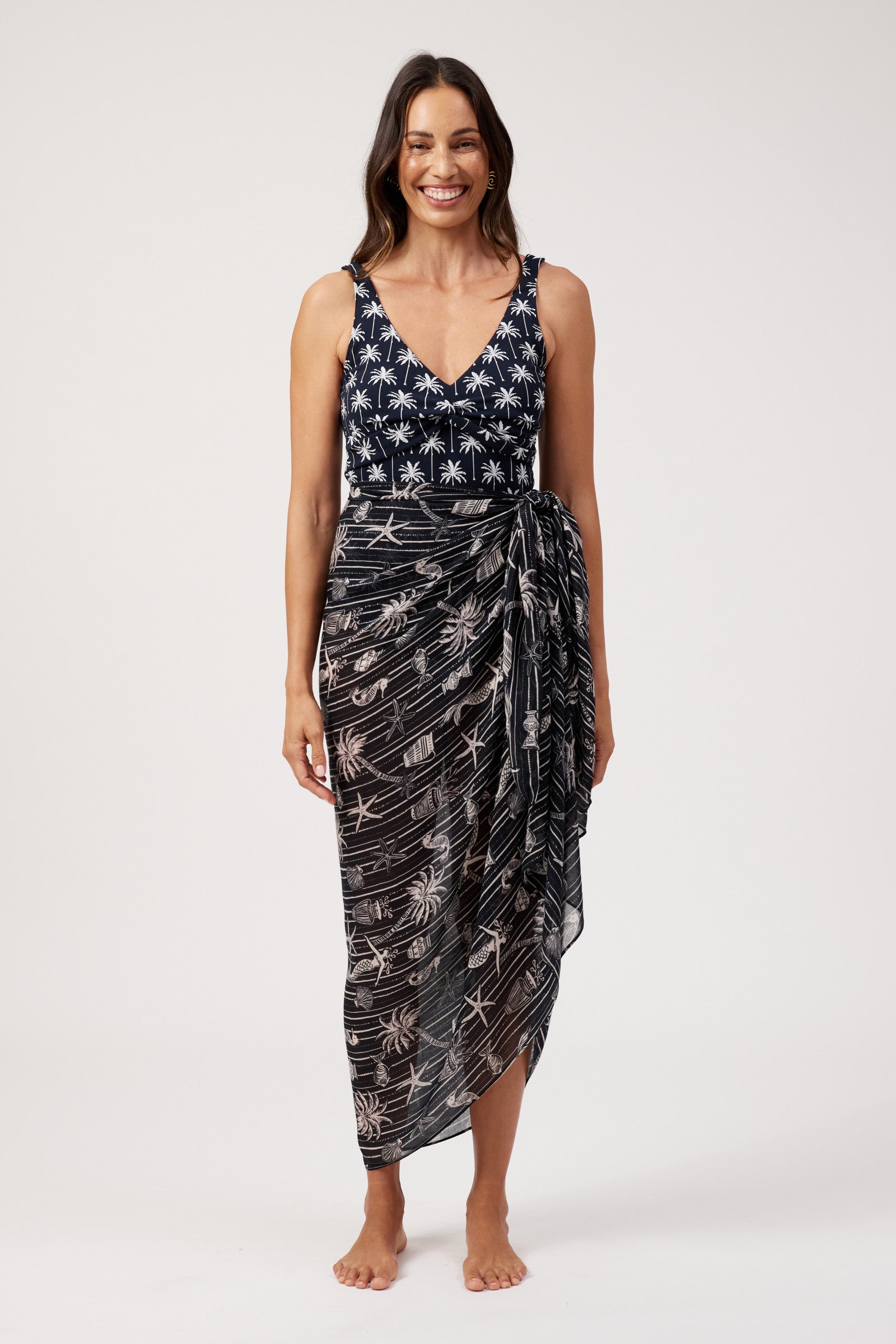 Crete Sarong - Sea