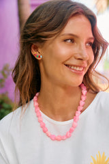 Mykonos Necklace - Pink