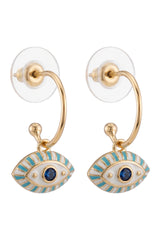 Positano Eye Earring - White