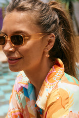 Positano Eye Earring - Orange