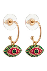 Positano Eye Earring - Pink