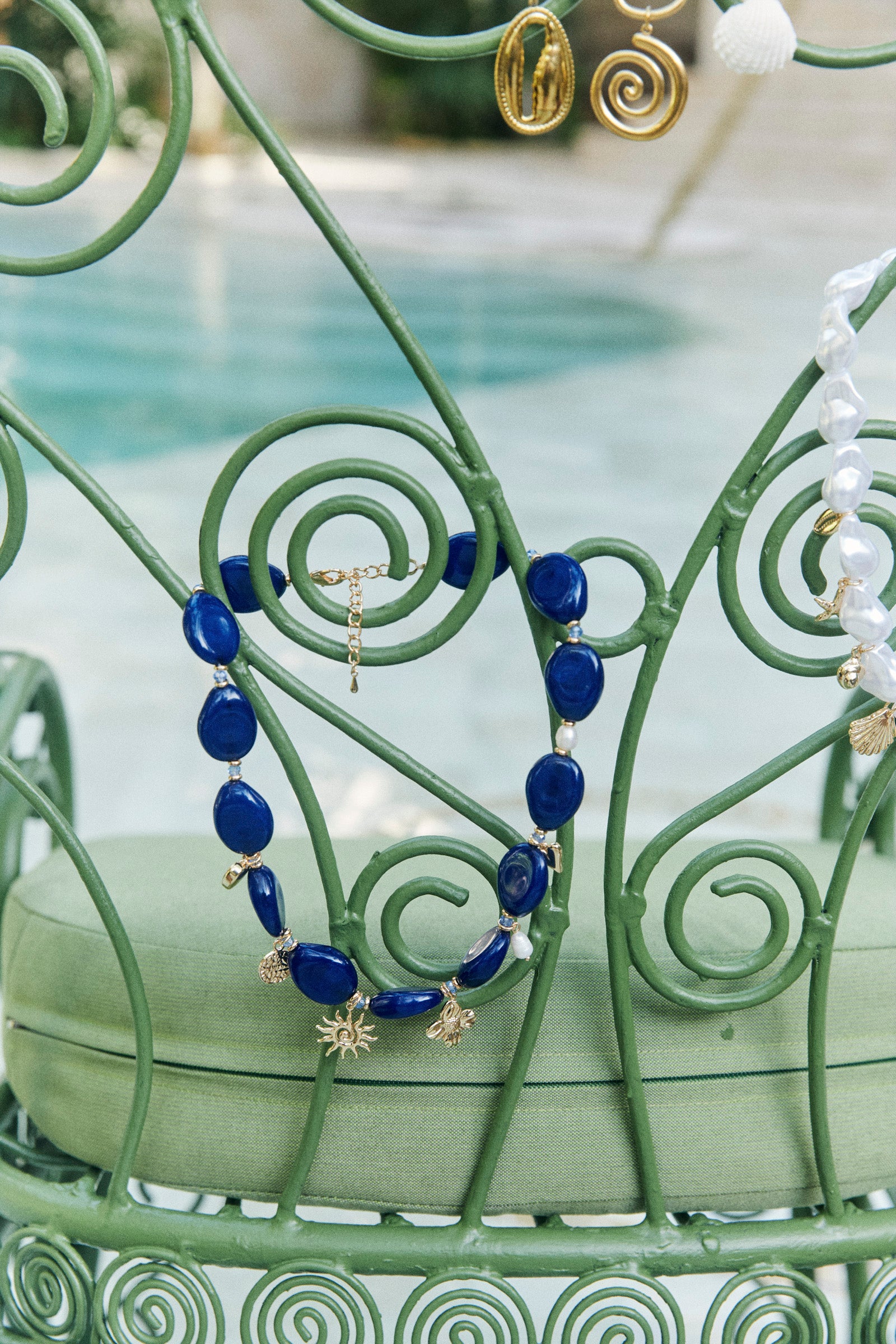 Positano Necklace - Navy