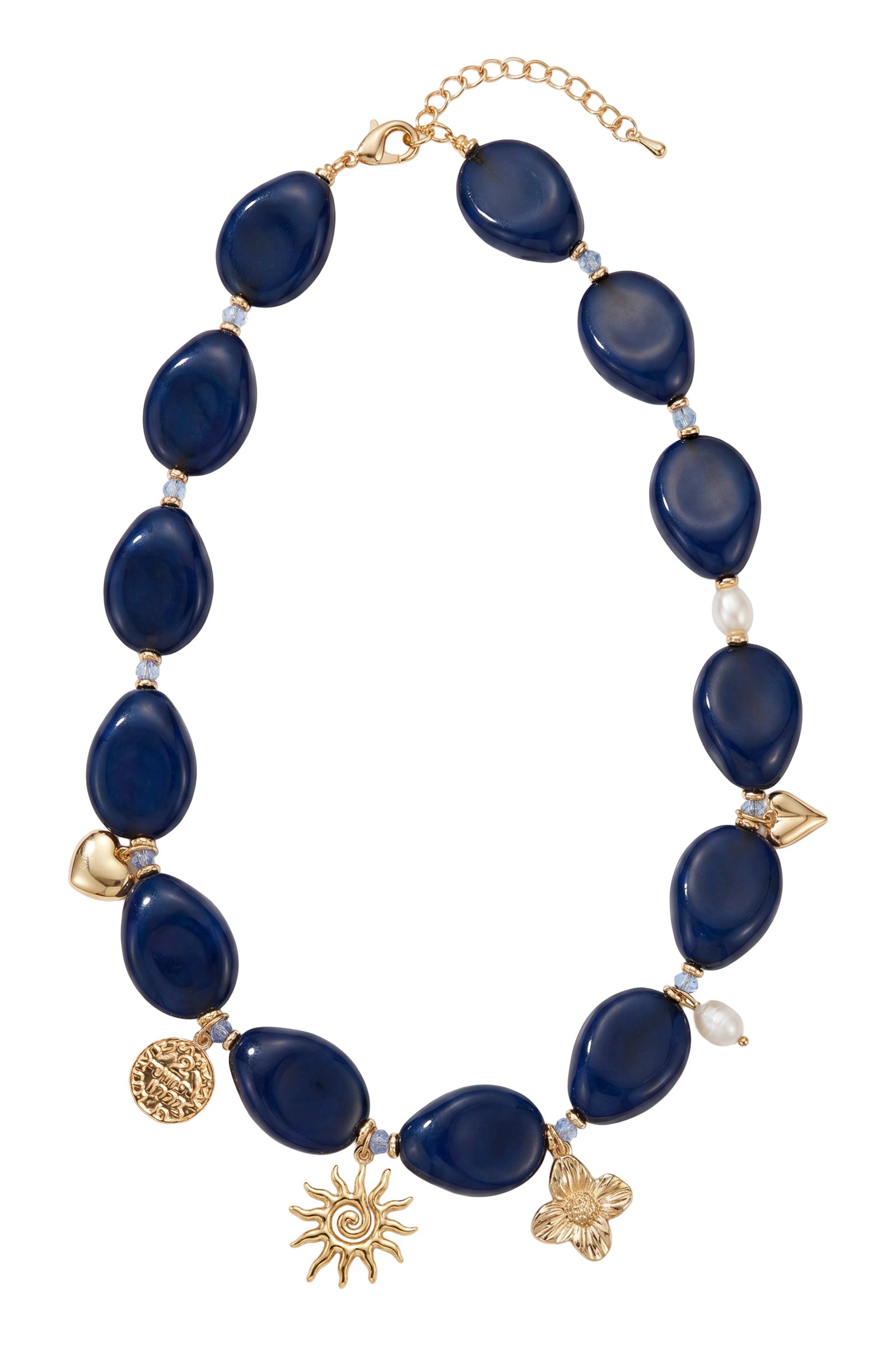 Positano Necklace - Navy