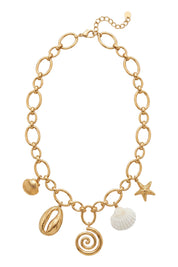Zambezi Charm Necklace - Shell