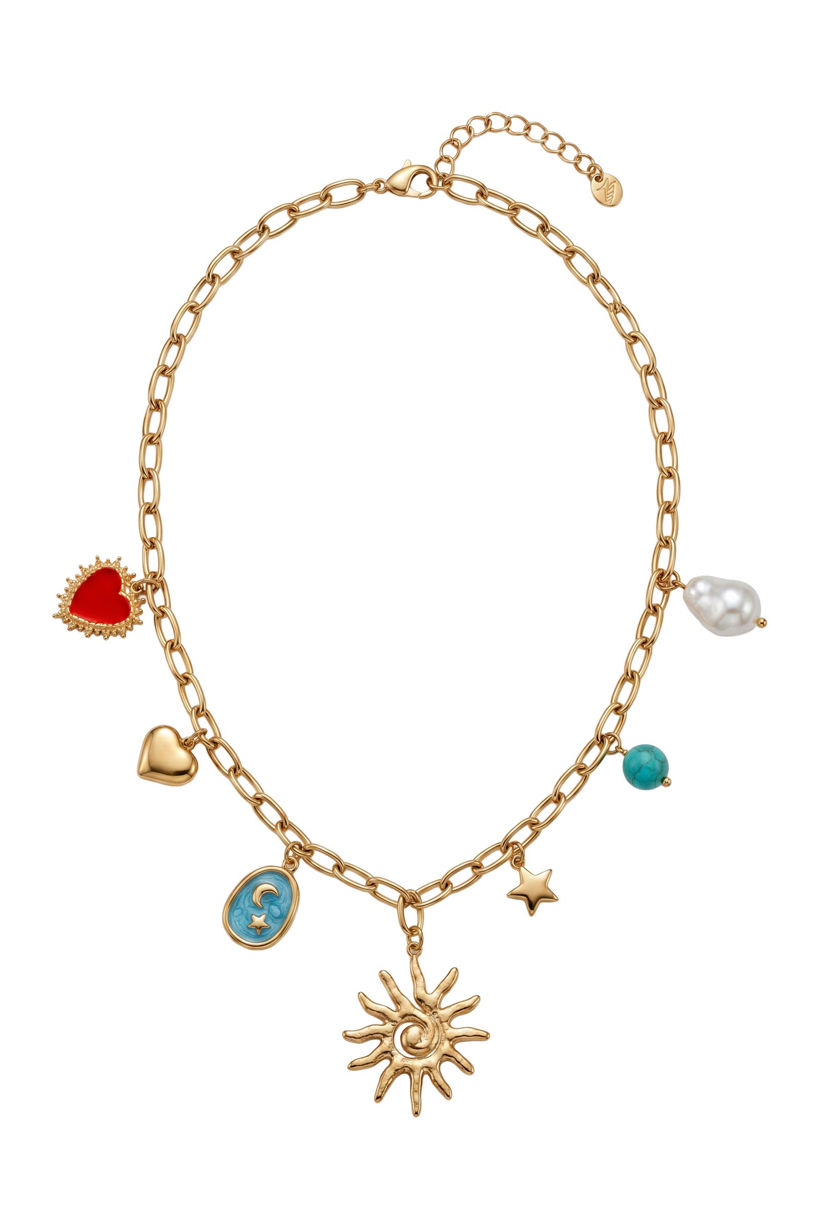 Zambezi Charm Necklace - Sun