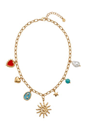 Zambezi Charm Necklace - Sun