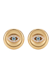 Mati Crystal Earring - Circle