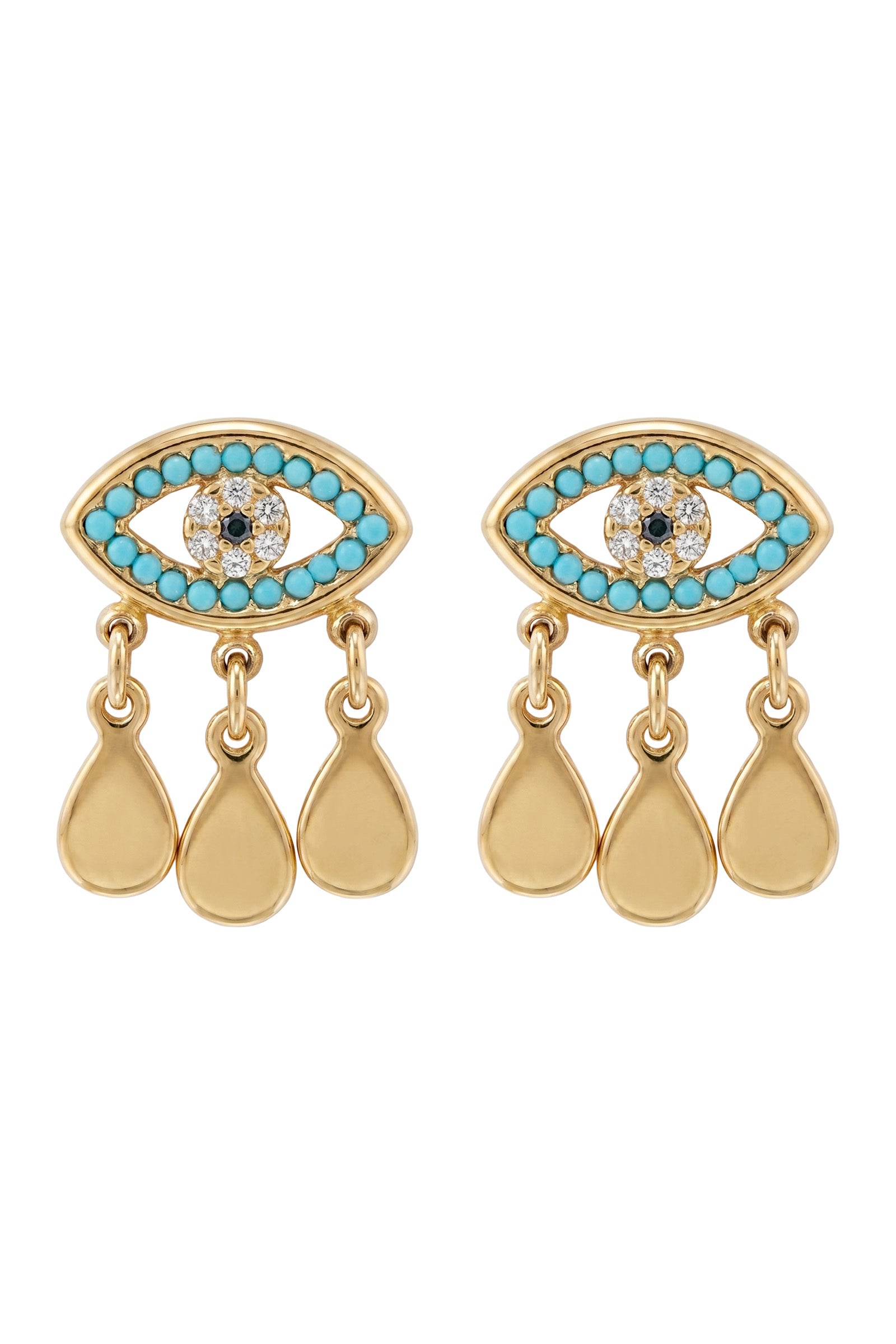 Mati Crystal Earring - Teardrop