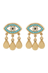 Mati Crystal Earring - Teardrop