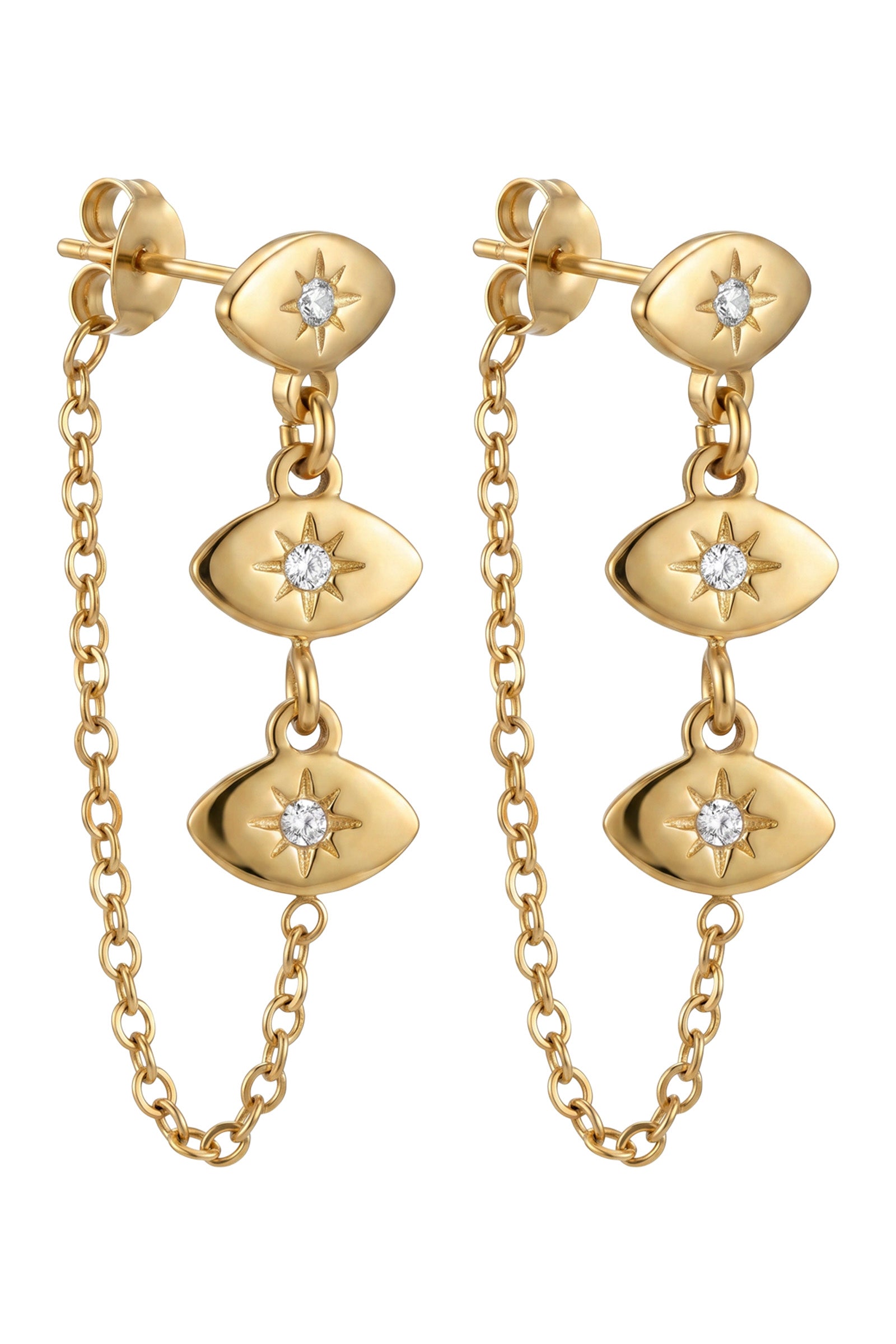Mati Mix Earring - Chain