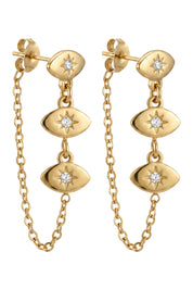 Mati Mix Earring - Chain