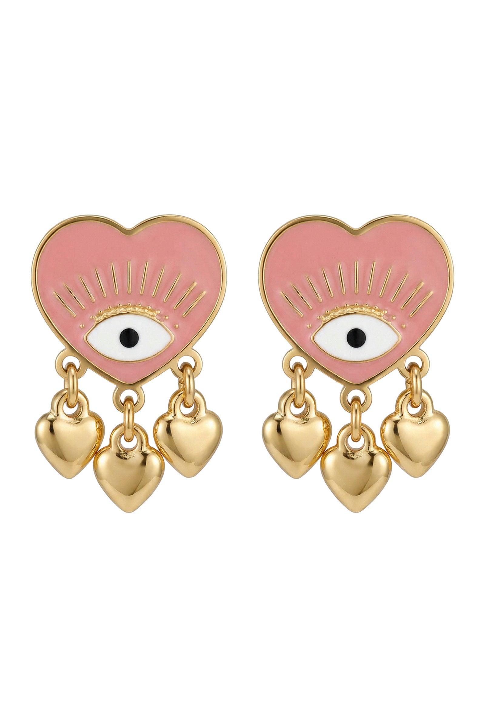 Mati Mix Earring - Pink