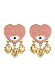 Mati Mix Earring - Pink