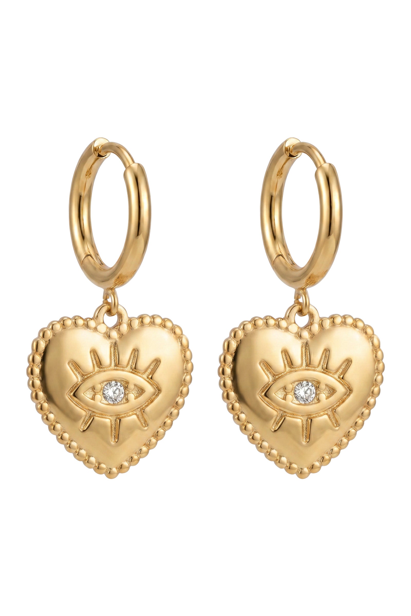Mati Mix Earring - Heart