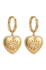 Mati Mix Earring - Heart