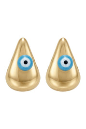 Mati Blue Earring - Tear Drop