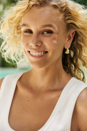 Mati Blue Earring - Tear Drop
