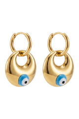Mati Blue Earring - Hoop