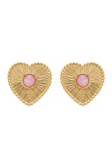 Elba Heart Earring - Stud